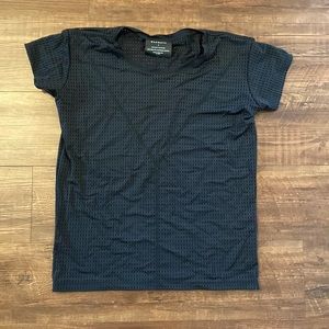 Olympia Activeware Black mesh shirt size P